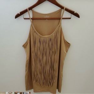 New York & Company Soho Fringe Tank Size Medium